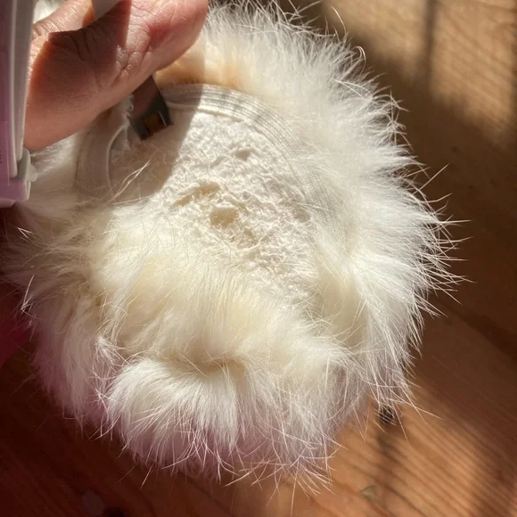 White Fur Ear Muffs OS - Picture 6 of 7